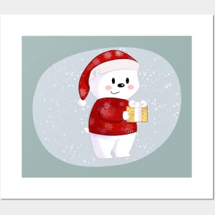 Teddy Christmas Posters and Art